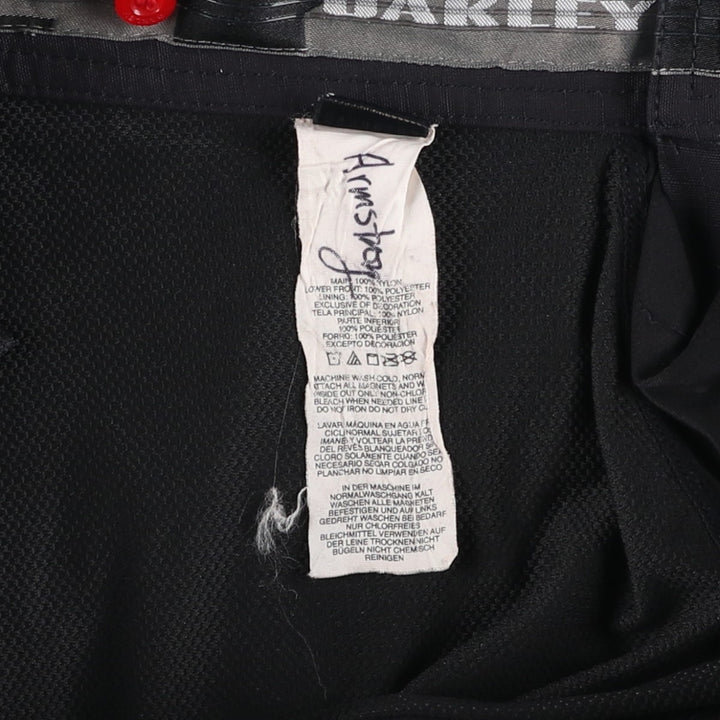 Oakley nylon shorts, men's size W37 (approx.) Nylon black type Vintage Second Hand