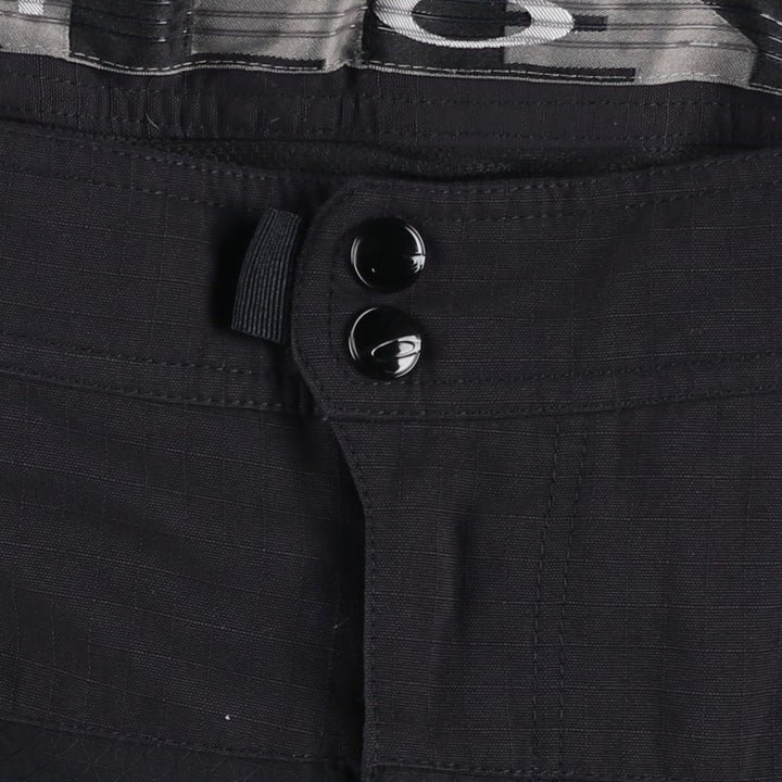 Oakley nylon shorts, men's size W37 (approx.) Nylon black type Vintage Second Hand