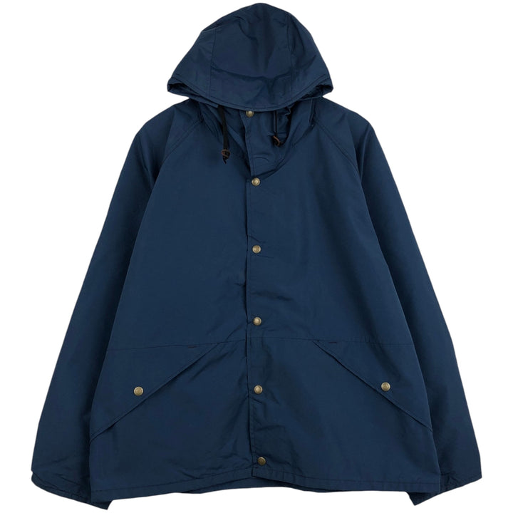 90s-00'S Cabelas GORE-TEX Mountain Parka Shell Jacket, Made in USA, Men's Size L (approx.) Nylon navy blue type Vintage Second Hand