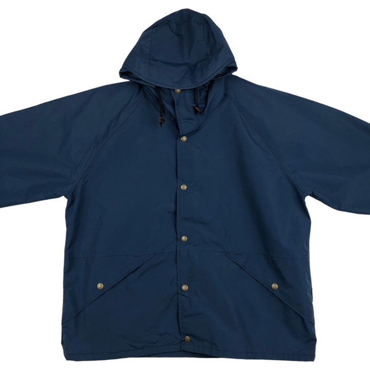 90s-00'S Cabelas GORE-TEX Mountain Parka Shell Jacket, Made in USA, Men's Size L (approx.) Nylon navy blue type Vintage Second Hand