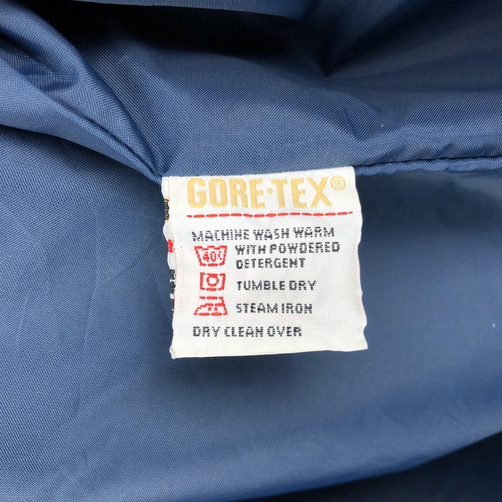 90s-00'S Cabelas GORE-TEX Mountain Parka Shell Jacket, Made in USA, Men's Size L (approx.) Nylon navy blue type Vintage Second Hand