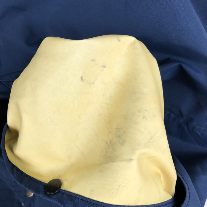 90s-00'S Cabelas GORE-TEX Mountain Parka Shell Jacket, Made in USA, Men's Size L (approx.) Nylon navy blue type Vintage Second Hand