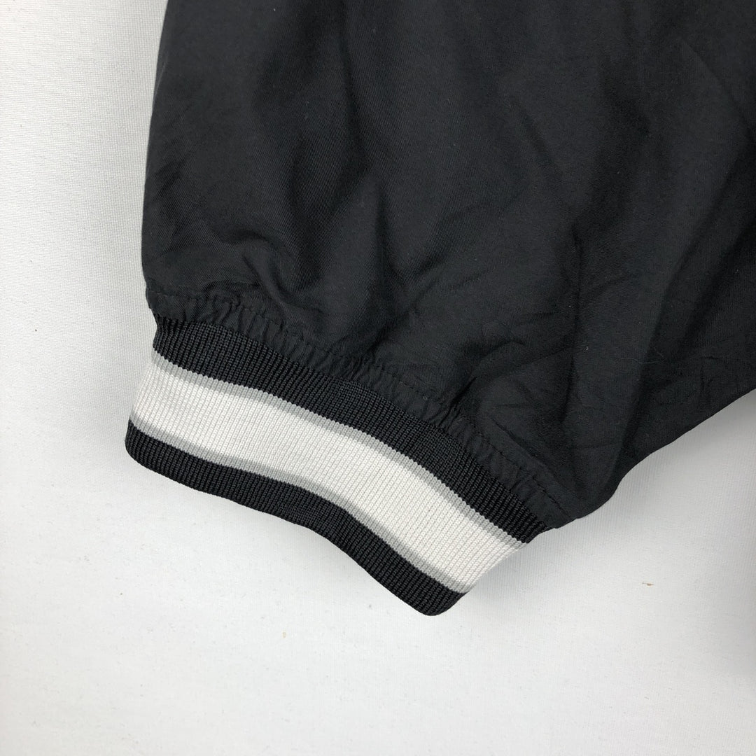 Reebok V-neck Warm-up Pullover, Men's Size XL (approx.) polyester black type Vintage Second Hand
