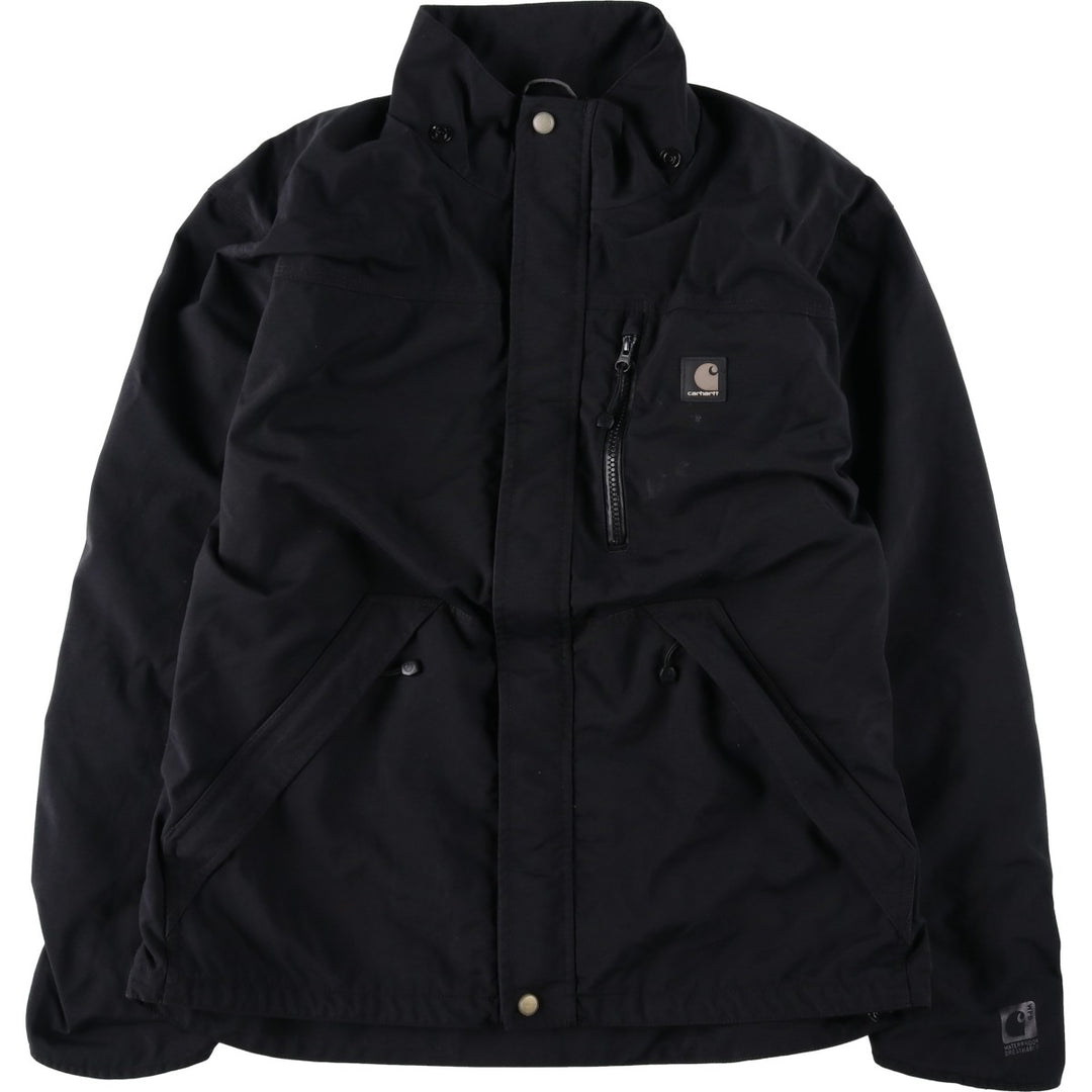 Carhartt Waterproof Breathable Nylon Jacket, Men's Size Medium Nylon black type Vintage Second Hand