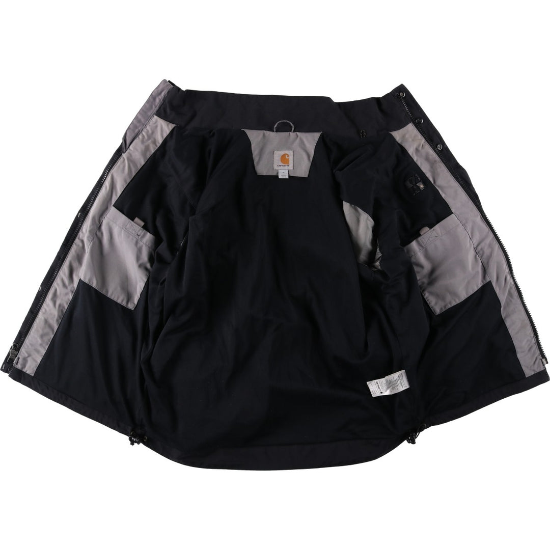 Carhartt Waterproof Breathable Nylon Jacket, Men's Size Medium Nylon black type Vintage Second Hand