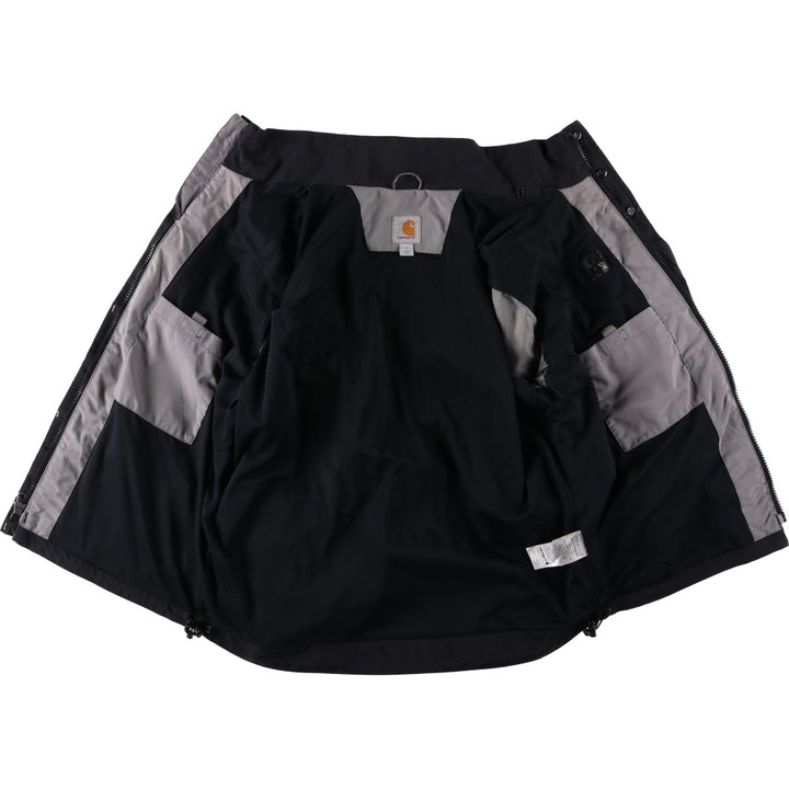 Carhartt Waterproof Breathable Nylon Jacket, Men's Size Medium Nylon black type Vintage Second Hand