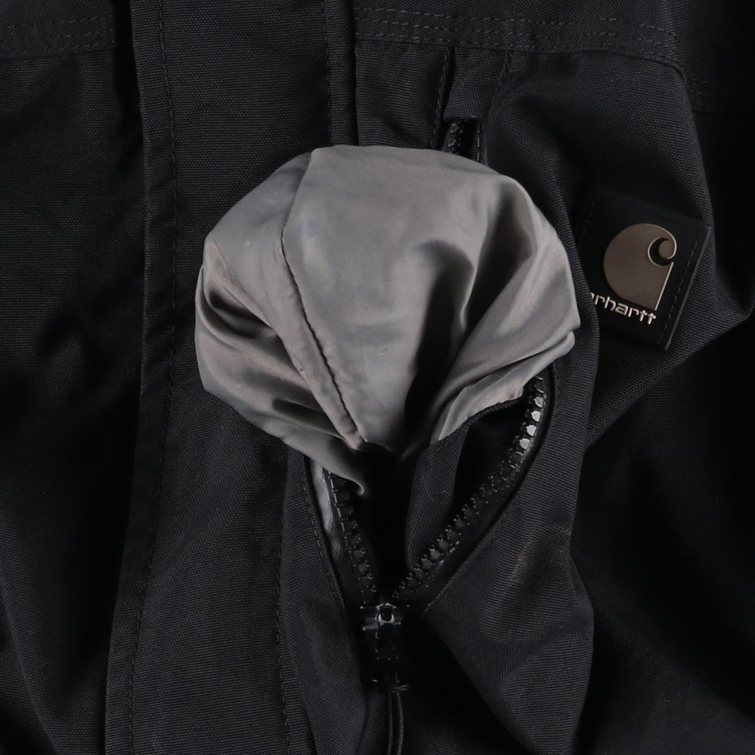 Carhartt Waterproof Breathable Nylon Jacket, Men's Size Medium Nylon black type Vintage Second Hand