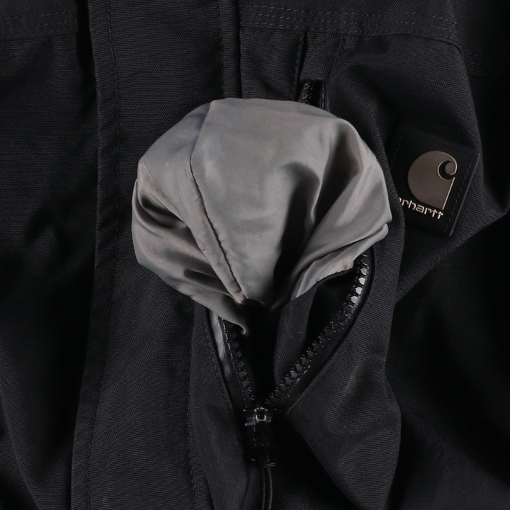 Carhartt Waterproof Breathable Nylon Jacket, Men's Size Medium Nylon black type Vintage Second Hand