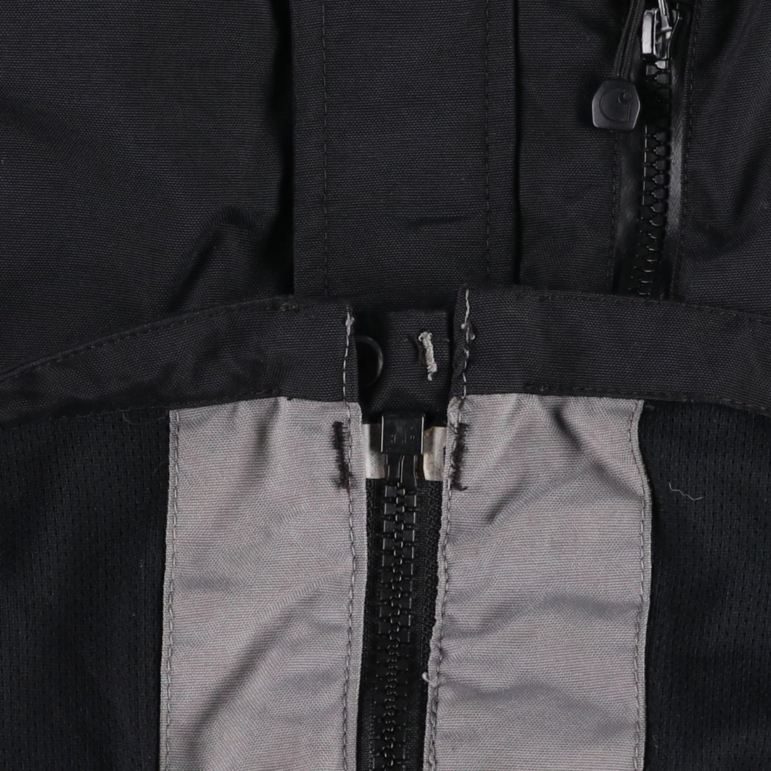 Carhartt Waterproof Breathable Nylon Jacket, Men's Size Medium Nylon black type Vintage Second Hand