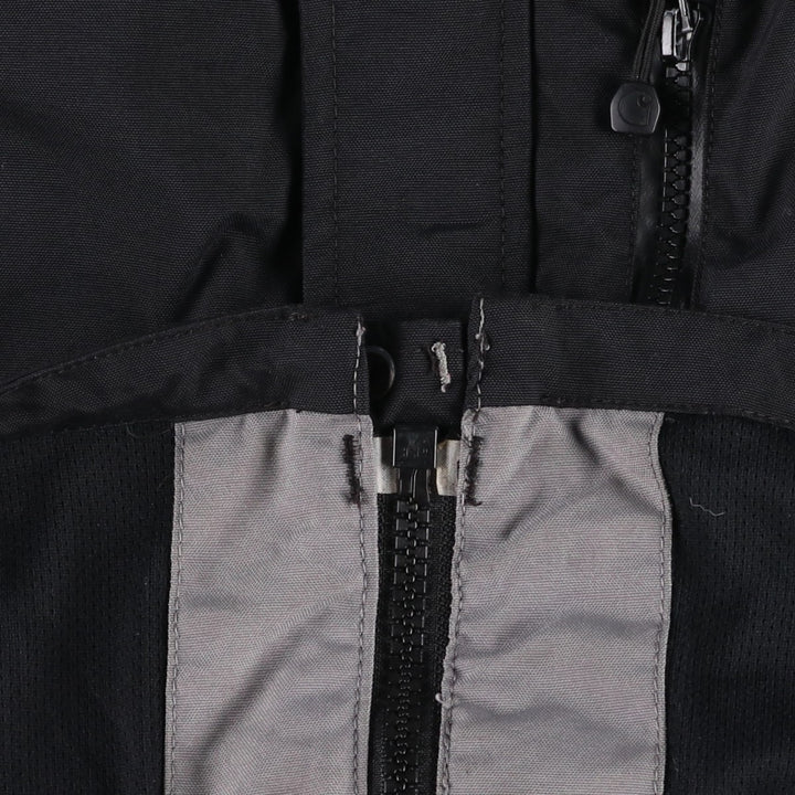 Carhartt Waterproof Breathable Nylon Jacket, Men's Size Medium Nylon black type Vintage Second Hand