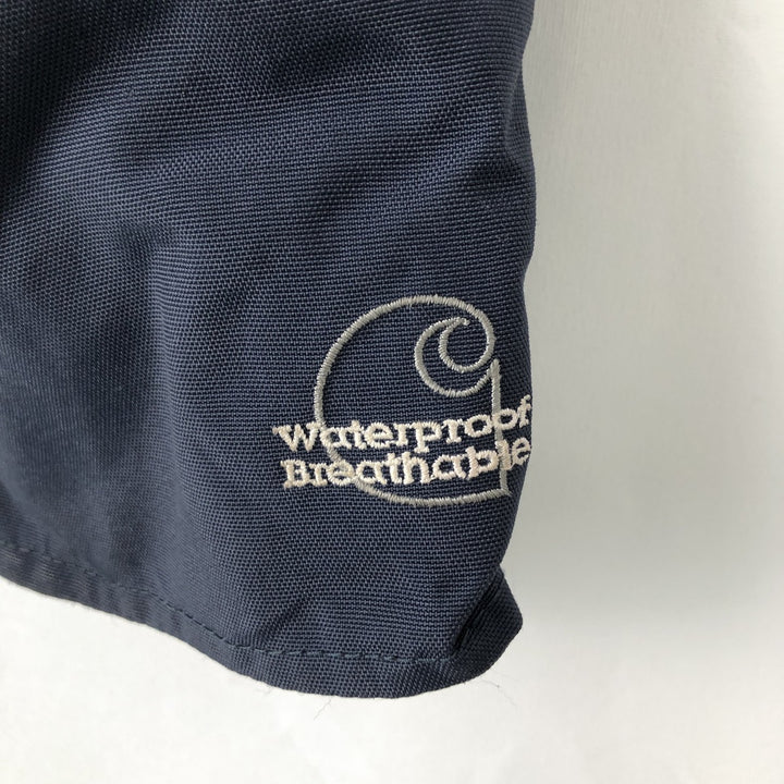 Carhartt Waterproof Breathable Nylon Jacket, Men's Size Medium Nylon navy blue type Vintage Second Hand