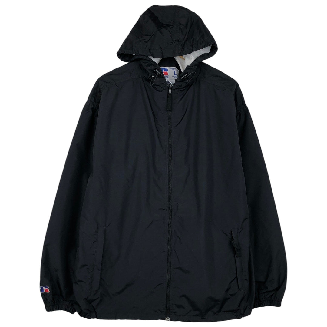 90'S Russell nylon parka, men's size L (approx.) Nylon black type Vintage Second Hand