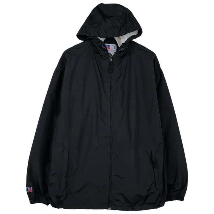 90'S Russell nylon parka, men's size L (approx.) Nylon black type Vintage Second Hand
