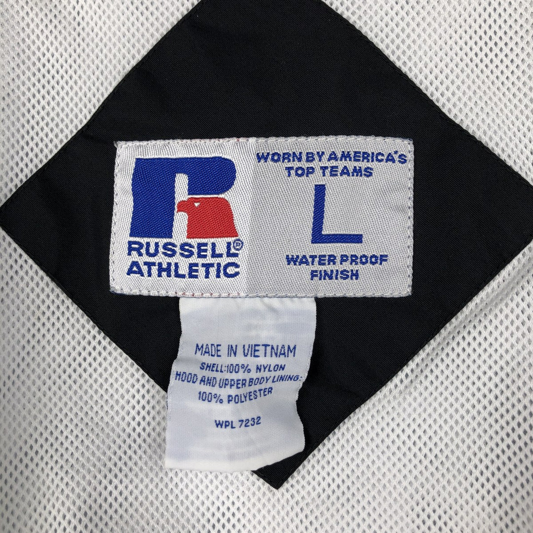 90'S Russell nylon parka, men's size L (approx.) Nylon black type Vintage Second Hand