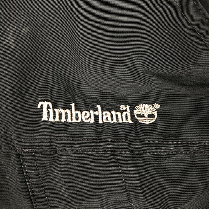 90s-00'S Timberland WEATHERGEAR windbreaker, men's size XL (approx.) cotton black type Vintage Second Hand