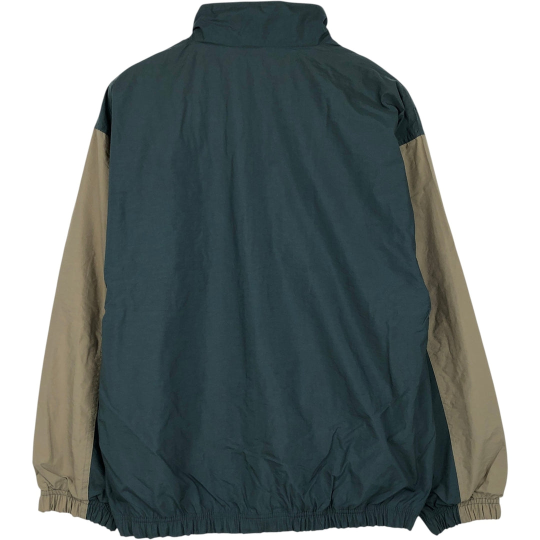 1990'S Russell Nylon Jacket, Men's Size L (approx.), Vintage Nylon dark green Vintage Second Hand