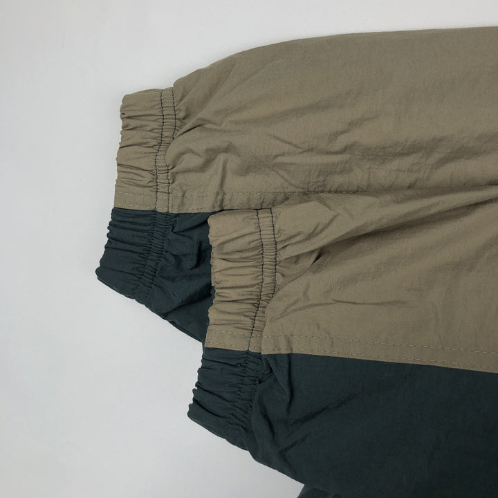 1990'S Russell Nylon Jacket, Men's Size L (approx.), Vintage Nylon dark green Vintage Second Hand