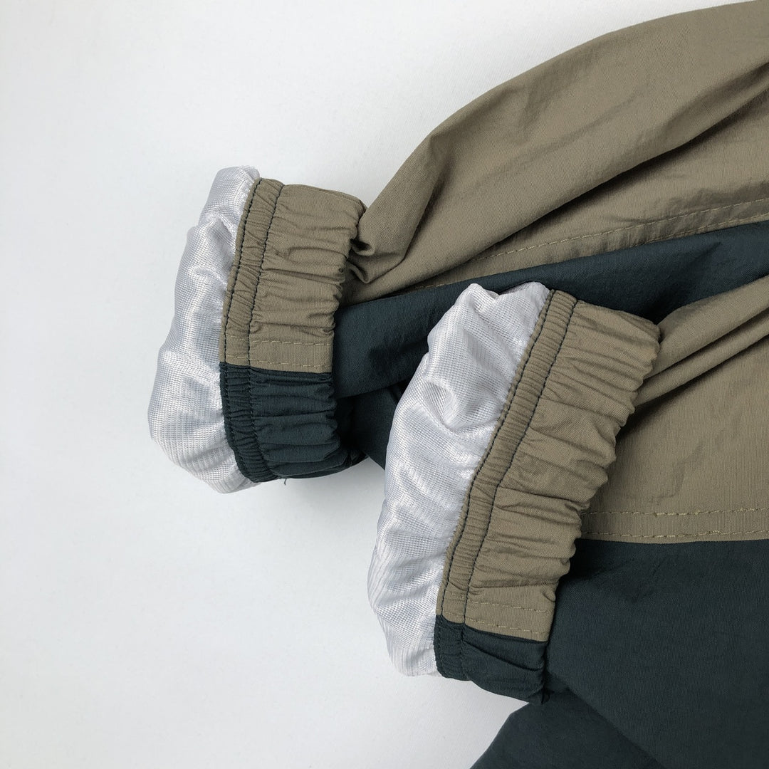 1990'S Russell Nylon Jacket, Men's Size L (approx.), Vintage Nylon dark green Vintage Second Hand