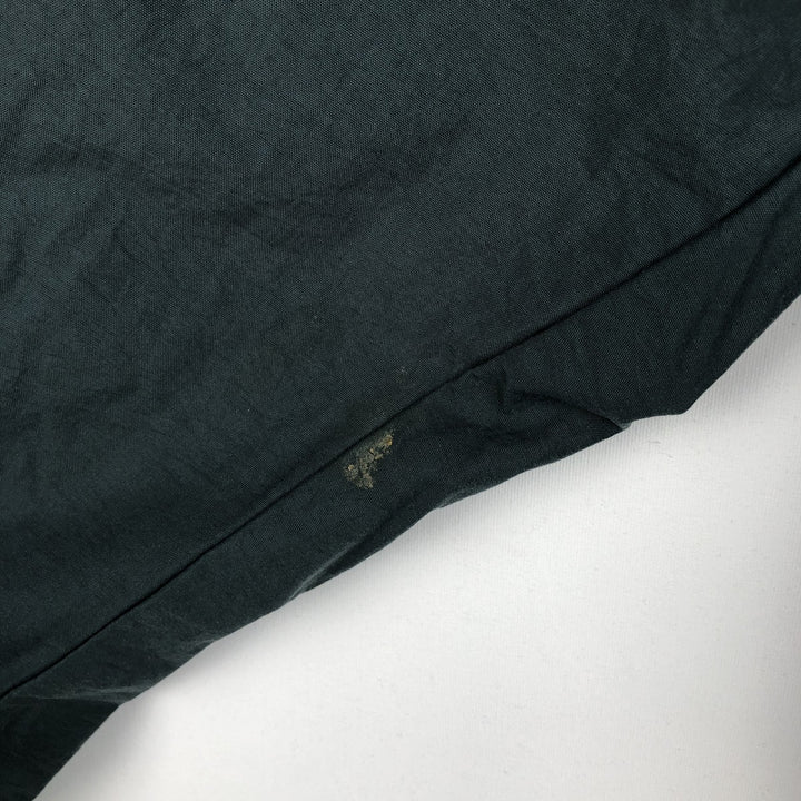 1990'S Russell Nylon Jacket, Men's Size L (approx.), Vintage Nylon dark green Vintage Second Hand
