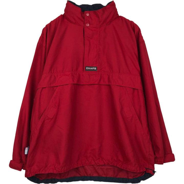 Ralph Lauren CHAPS Anorak Jacket, Made in Russia, Men's XL (approx.) polyester burgundy type Vintage Second Hand