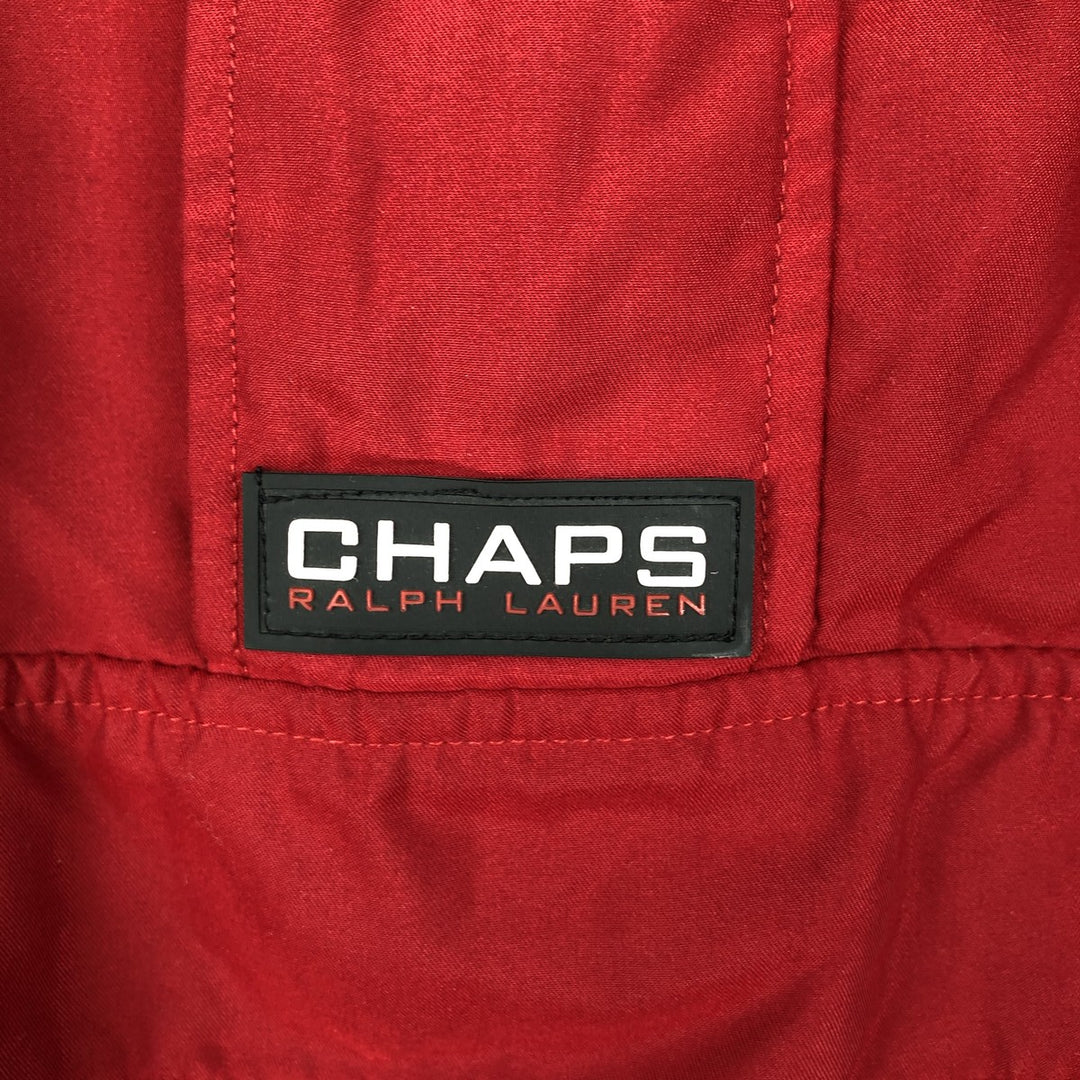 Ralph Lauren CHAPS Anorak Jacket, Made in Russia, Men's XL (approx.) polyester burgundy type Vintage Second Hand