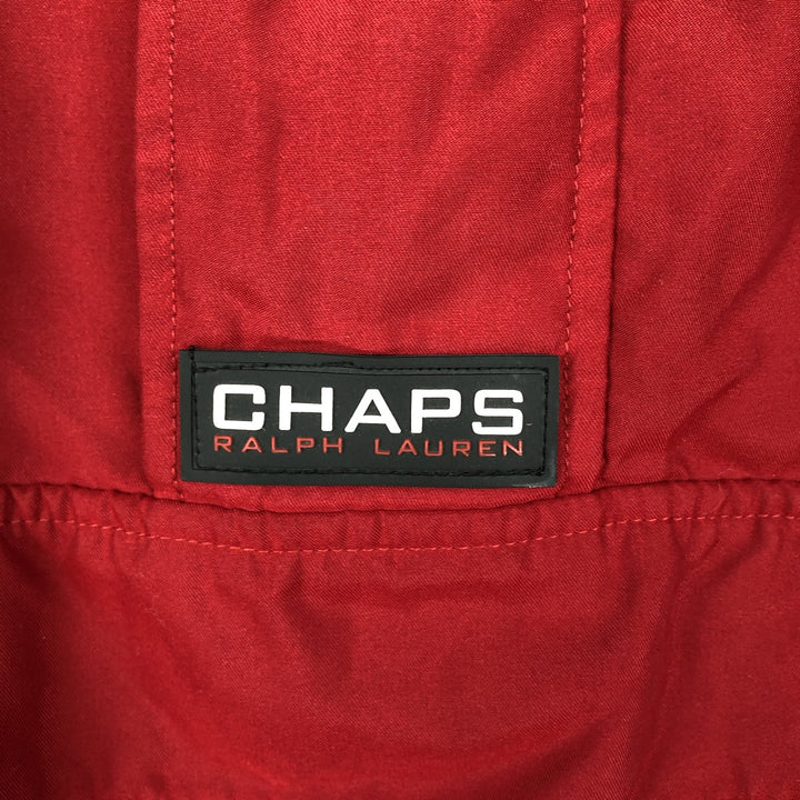 Ralph Lauren CHAPS Anorak Jacket, Made in Russia, Men's XL (approx.) polyester burgundy type Vintage Second Hand