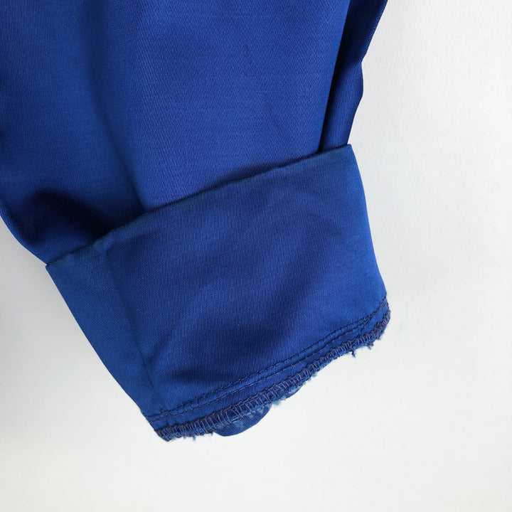 1970'S Bob Hadley Collared Windbreaker Racing Jacket, Men's Size L (approx.), Vintage unclear blue type Vintage Second Hand