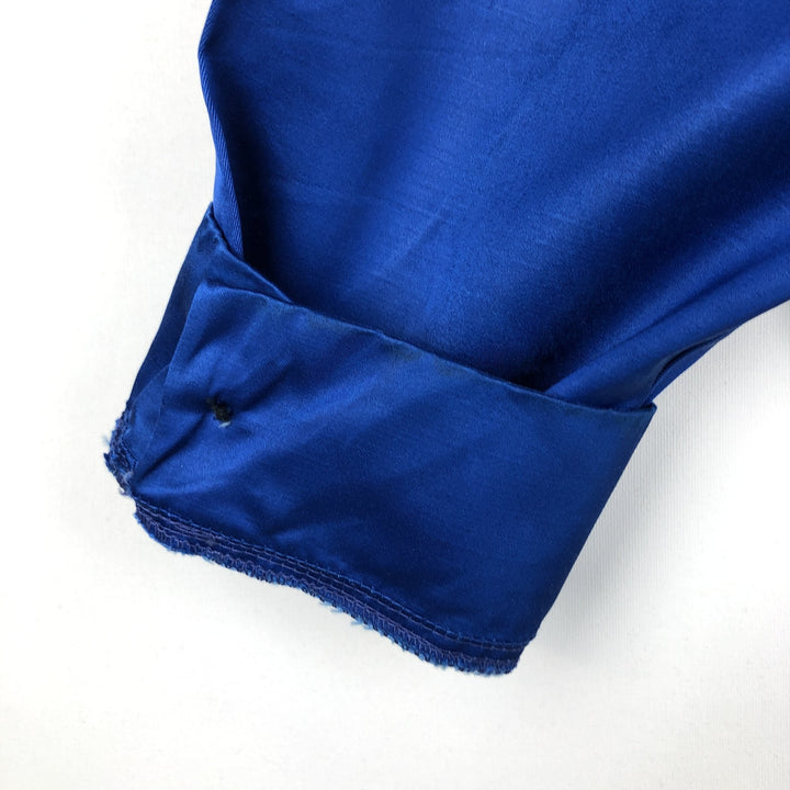 1970'S Bob Hadley Collared Windbreaker Racing Jacket, Men's Size L (approx.), Vintage unclear blue type Vintage Second Hand