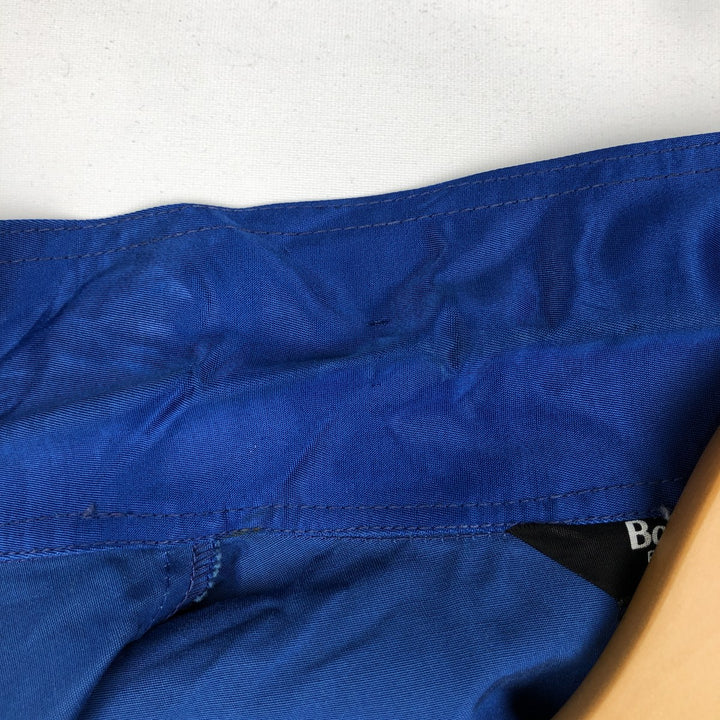 1970'S Bob Hadley Collared Windbreaker Racing Jacket, Men's Size L (approx.), Vintage unclear blue type Vintage Second Hand