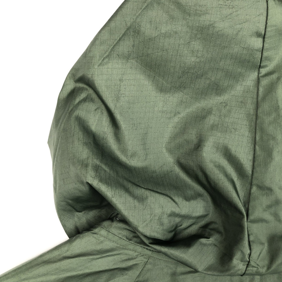 Special discounted price due to minor imperfections: 90'S Gap (Old Gap) ripstop anorak jacket, made in Russia, men's size L equivalent, vintage. Nylon Khaki type Vintage Second Hand