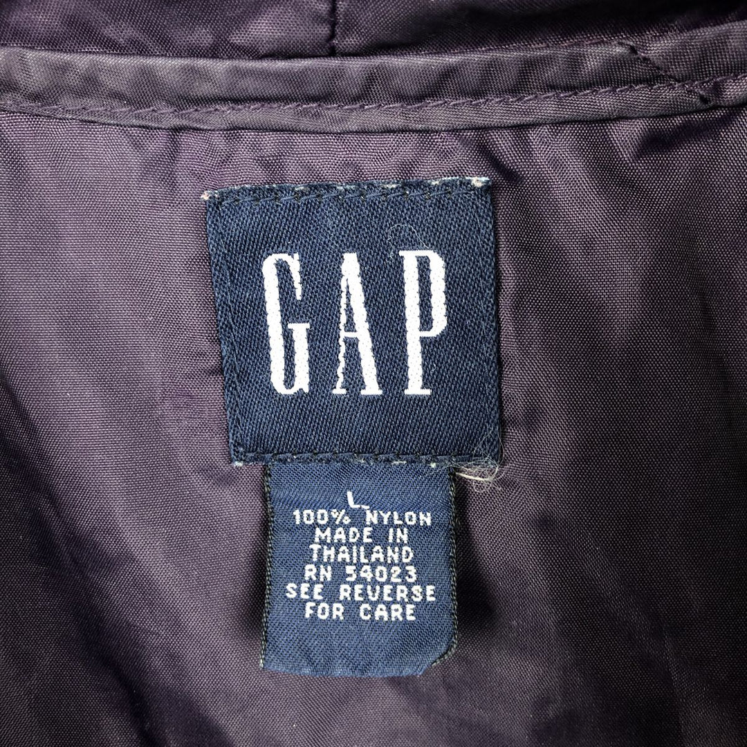 90'S GAP Old Gap Anorak Jacket Men's Size L Nylon purple type Vintage Second Hand