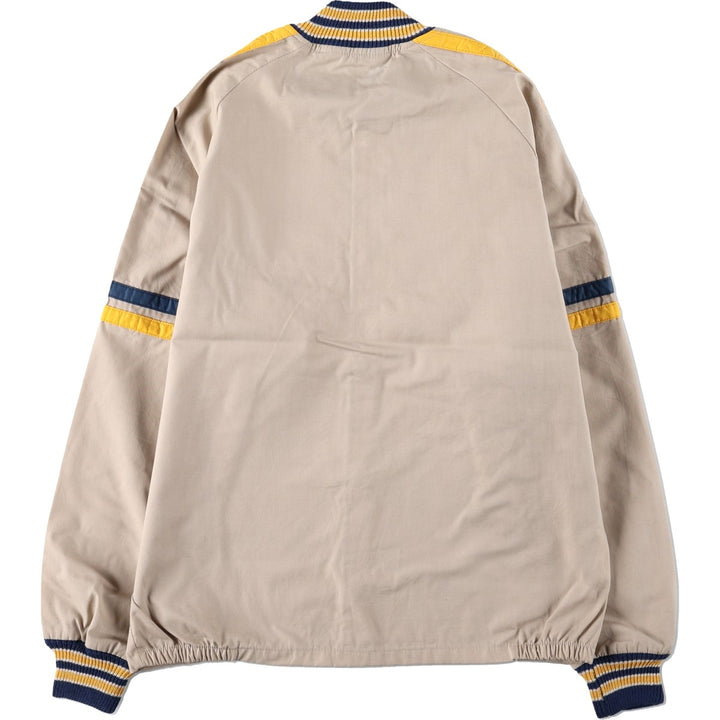 Sir Jac varsity jacket, award jacket, men's size M (approx.), vintage. polyester Beige type Vintage Second Hand