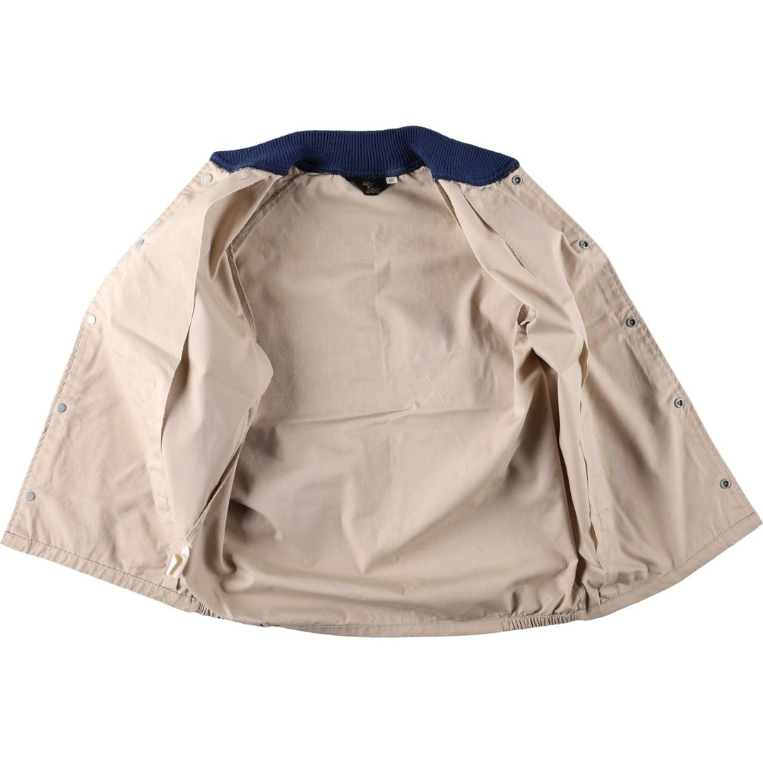 Sir Jac varsity jacket, award jacket, men's size M (approx.), vintage. polyester Beige type Vintage Second Hand