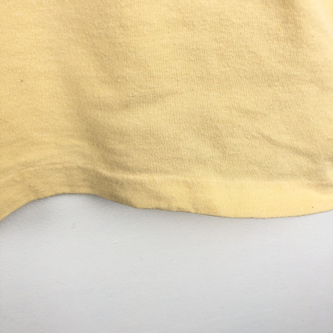 Ralph Lauren POLO RALPH LAUREN CLASSIC FIT Large Logo Short-Sleeve Logo T-Shirt (Men's Size M) cotton yellow type Vintage Second Hand
