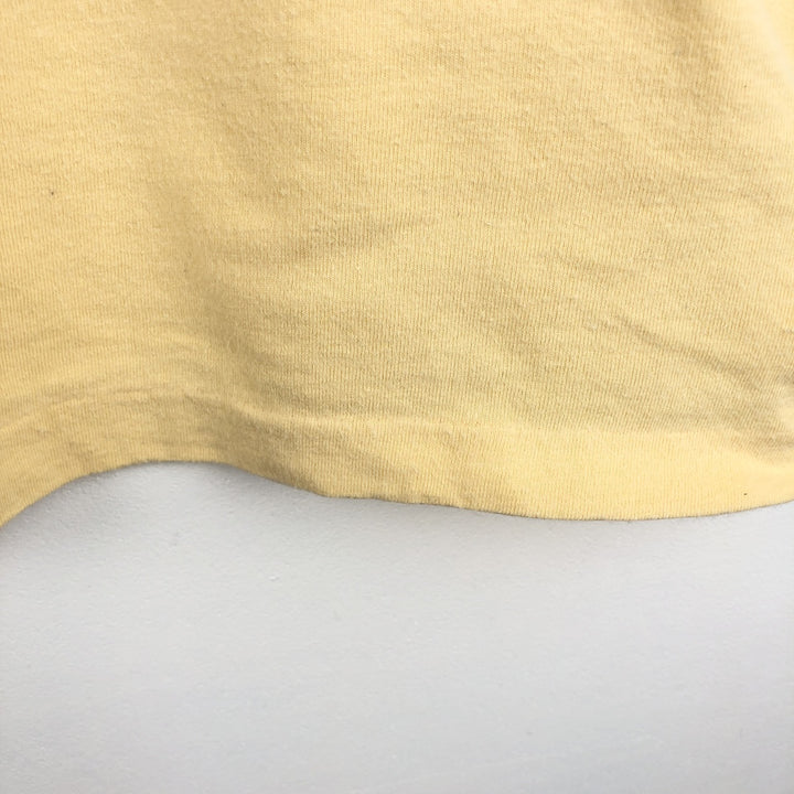 Ralph Lauren POLO RALPH LAUREN CLASSIC FIT Large Logo Short-Sleeve Logo T-Shirt (Men's Size M) cotton yellow type Vintage Second Hand