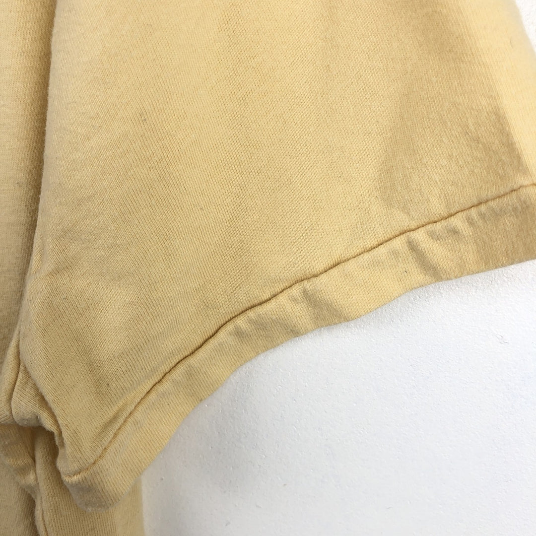 Ralph Lauren POLO RALPH LAUREN CLASSIC FIT Large Logo Short-Sleeve Logo T-Shirt (Men's Size M) cotton yellow type Vintage Second Hand
