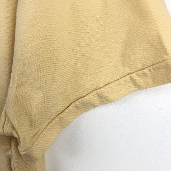Ralph Lauren POLO RALPH LAUREN CLASSIC FIT Large Logo Short-Sleeve Logo T-Shirt (Men's Size M) cotton yellow type Vintage Second Hand