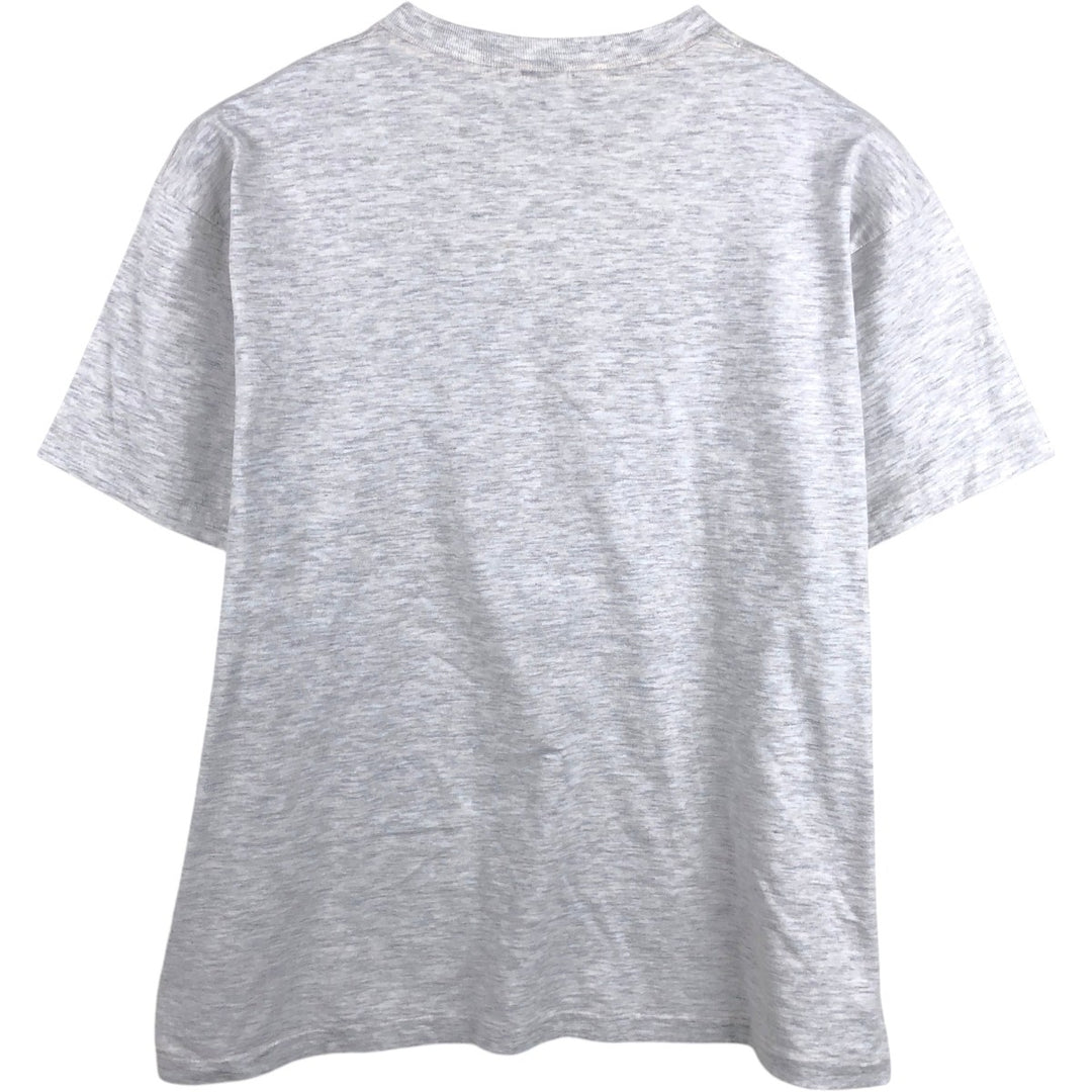 90'S GAP Old Gap American flag pattern short-sleeved T-shirt with one-point logo, made in USA, men's size M equivalent, vintage. cotton gray type Vintage Second Hand