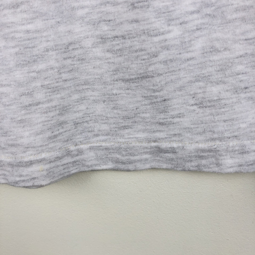 90'S GAP Old Gap American flag pattern short-sleeved T-shirt with one-point logo, made in USA, men's size M equivalent, vintage. cotton gray type Vintage Second Hand