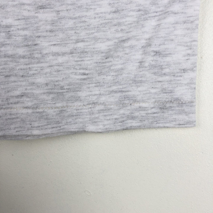 90'S GAP Old Gap American flag pattern short-sleeved T-shirt with one-point logo, made in USA, men's size M equivalent, vintage. cotton gray type Vintage Second Hand