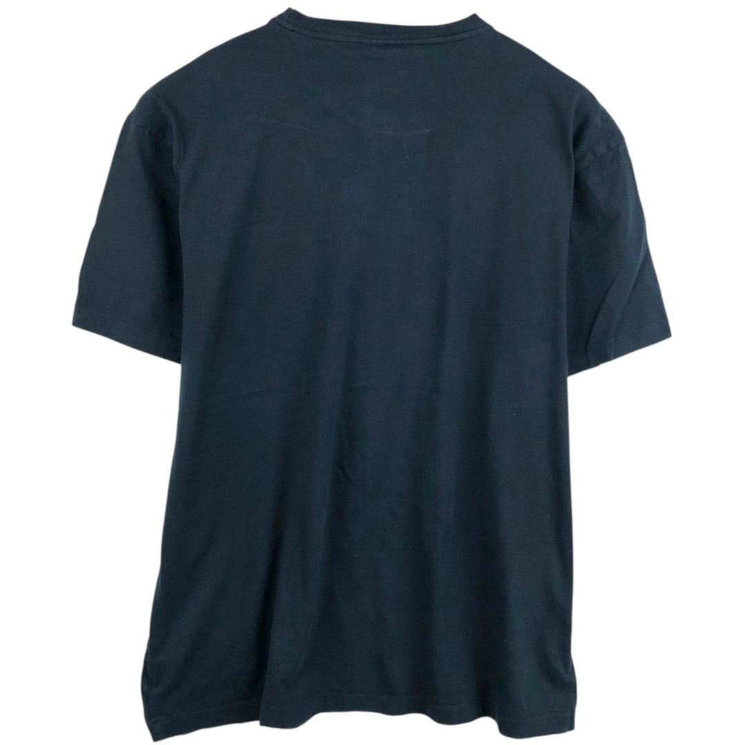 Ralph Lauren POLO by Ralph Lauren Short Sleeve One Point Logo Pocket T-Shirt Men's L cotton navy blue type Vintage Second Hand