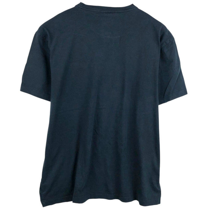 Ralph Lauren POLO by Ralph Lauren Short Sleeve One Point Logo Pocket T-Shirt Men's L cotton navy blue type Vintage Second Hand