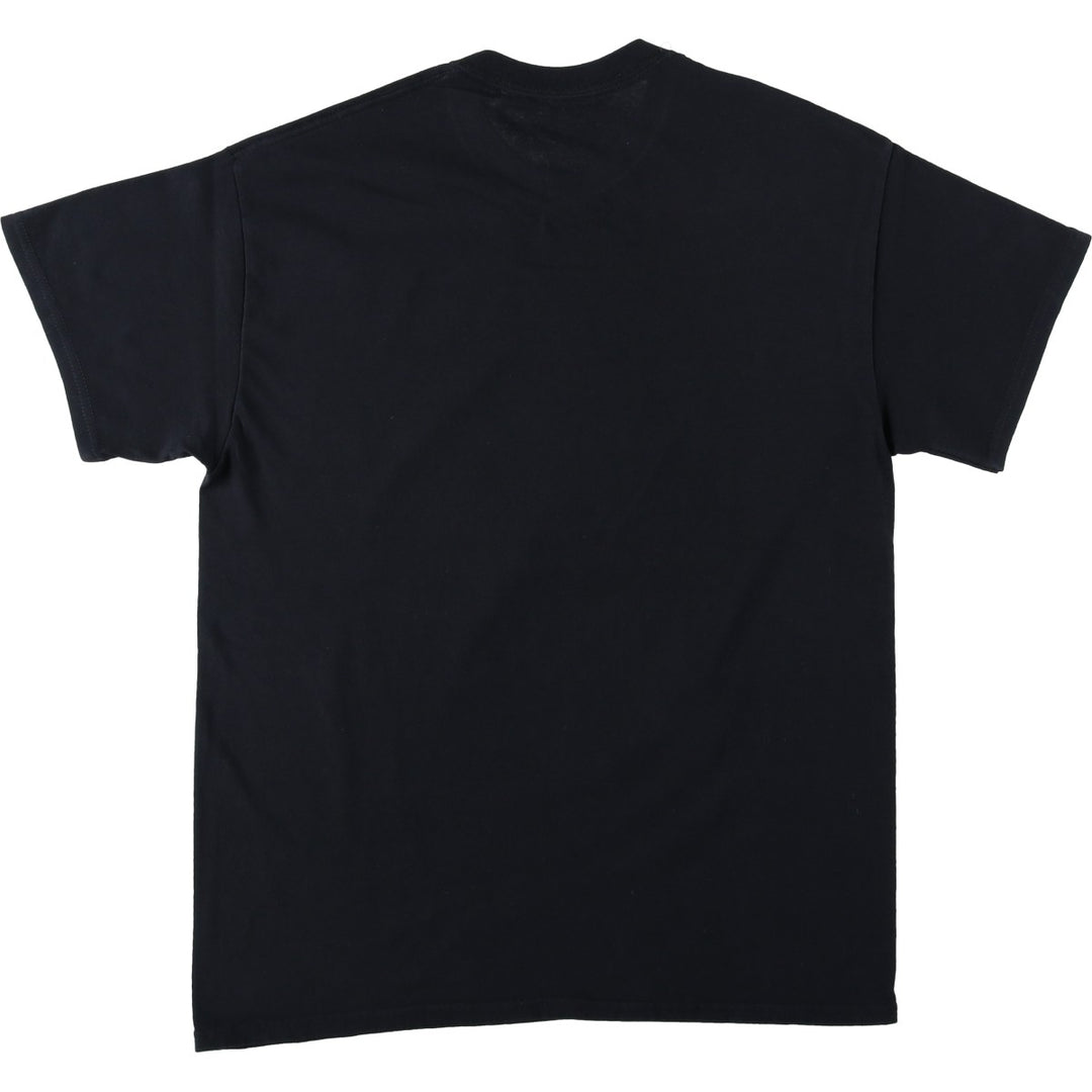 METALLICA Skull Pattern Band T-shirt Band Tee Men's M size cotton black type Vintage Second Hand