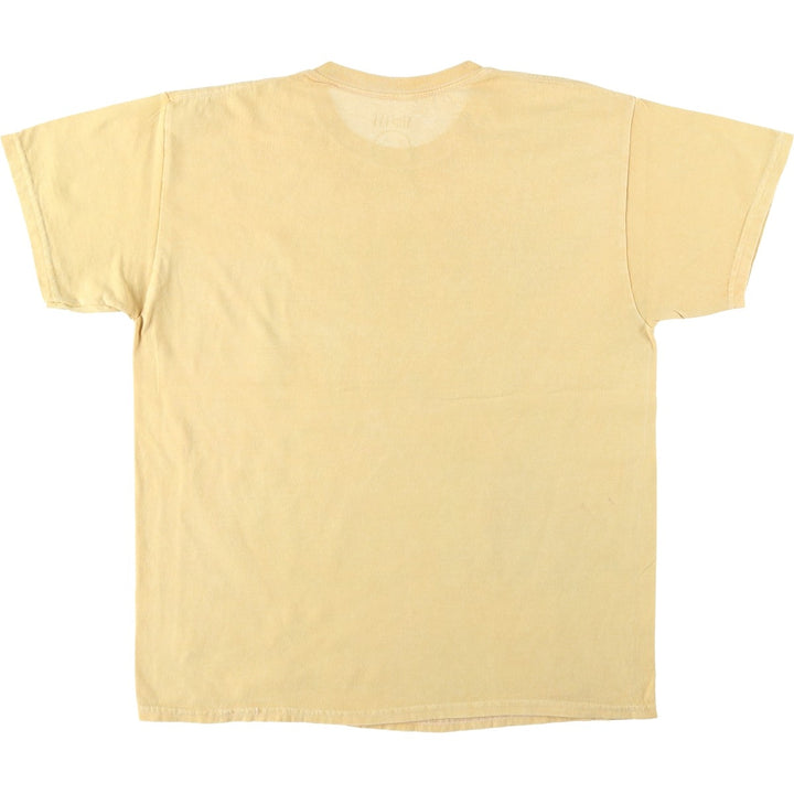 NIRVANA Nirvana Band T-shirt, Band T, Men's L size cotton yellow type Vintage Second Hand