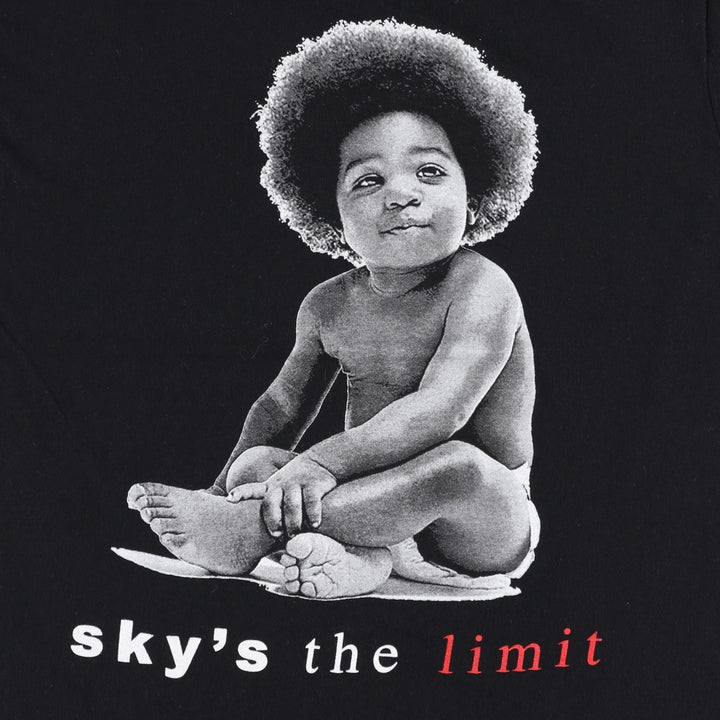 THE NOTORIOUS BIG Notorious BIG Rap T-shirt Rap T Men's M size cotton black type Vintage Second Hand
