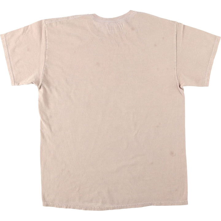 NIRVANA Nirvana Band T-shirt, Band T, Men's L size cotton Beige type Vintage Second Hand