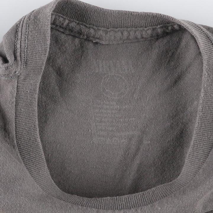 NIRVANA Nirvana Band T-shirt, Band T, Men's L size cotton Charcoal Vintage Second Hand