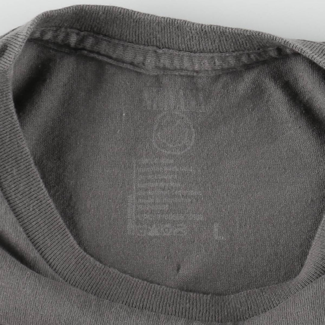 NIRVANA Nirvana Band T-shirt, Band T, Men's L size cotton Charcoal Vintage Second Hand