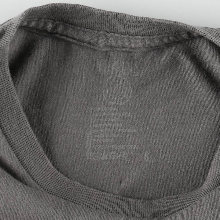 NIRVANA Nirvana Band T-shirt, Band T, Men's L size cotton Charcoal Vintage Second Hand