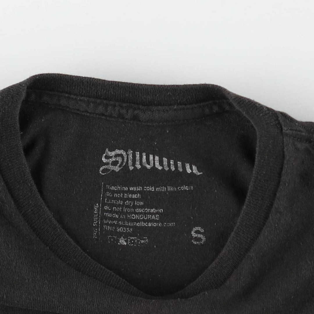 SUBLIME Band T-shirt, Men's S size unclear black type Vintage Second Hand
